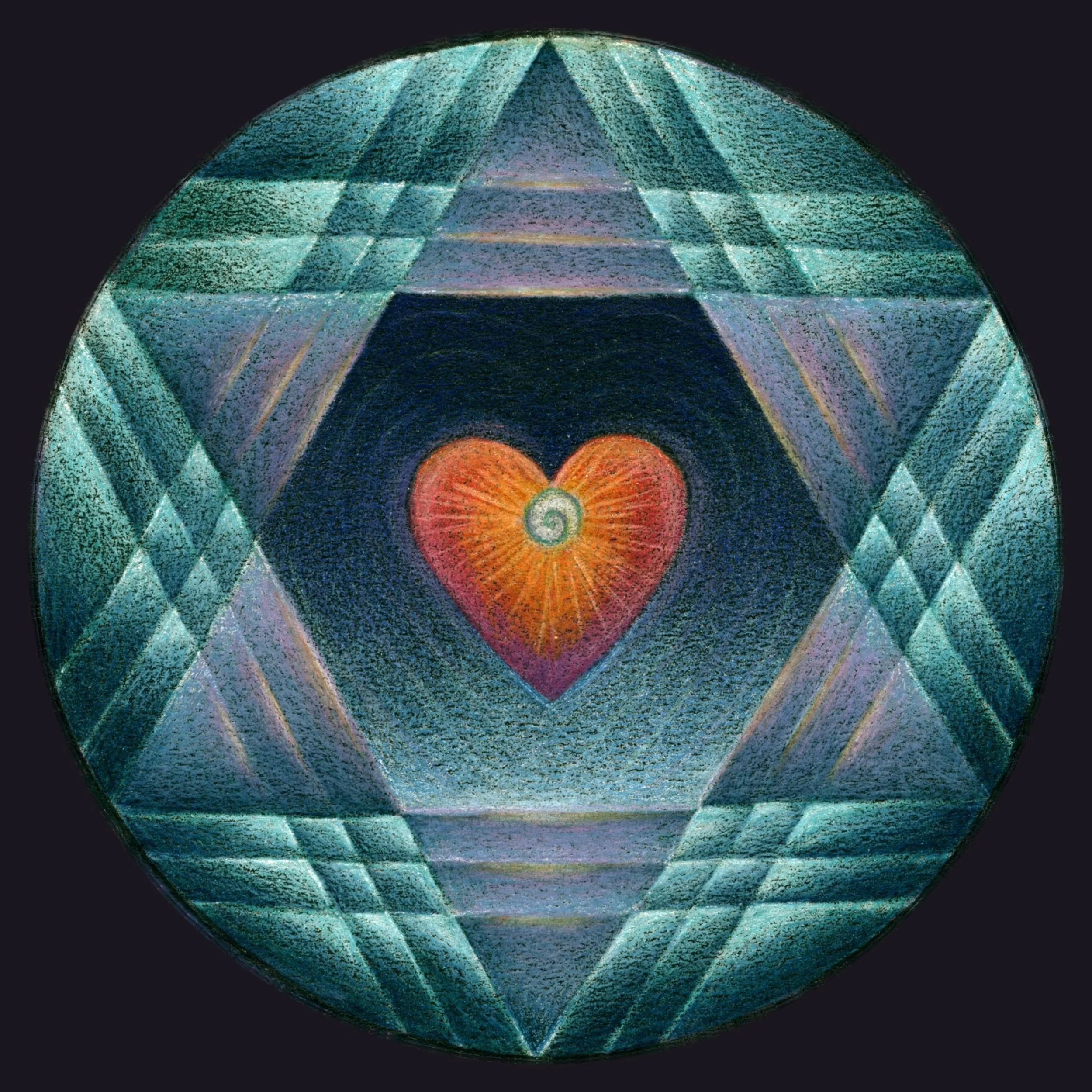 Mandalas on Black — Maja Apolonia Rodé